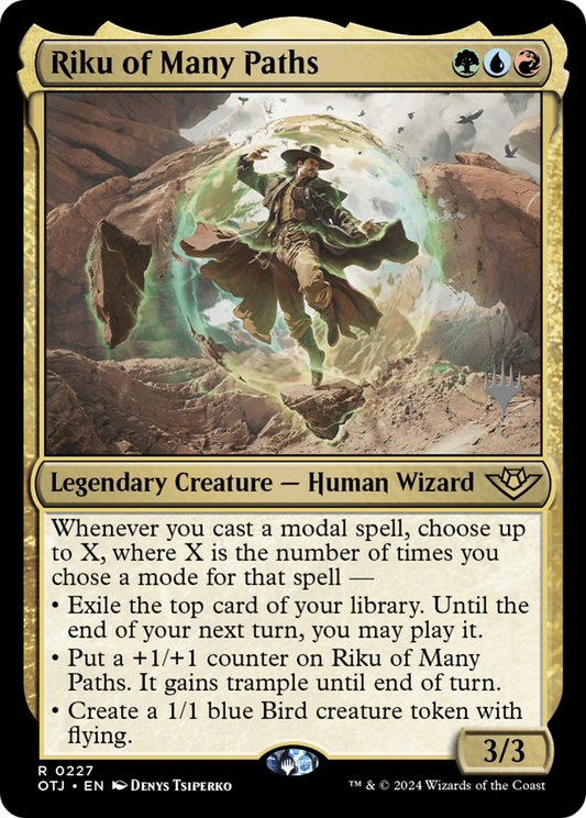 Riku of Many Paths (Promo Pack) [Outlaws of Thunder Junction Promos] Foil