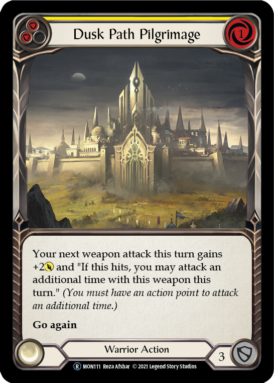 Dusk Path Pilgrimage (Yellow) Unlimited Edition  (MON111) - Monarch | Silver Goblin