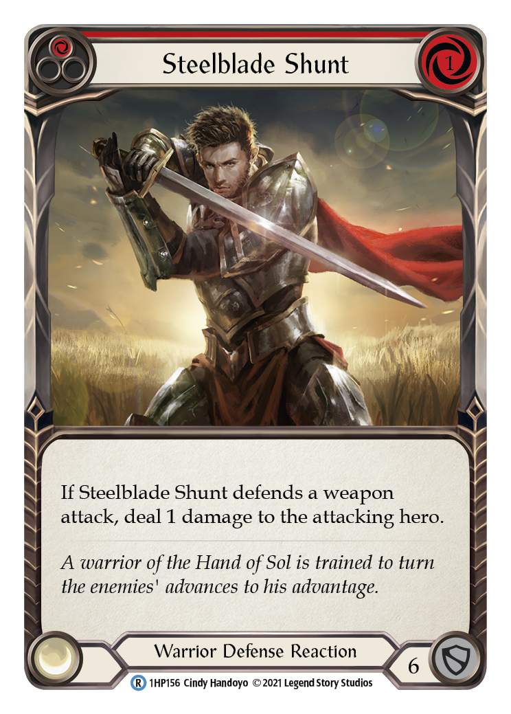 Steelblade Shunt (Red) [1HP156] (History Pack 1) | Silver Goblin