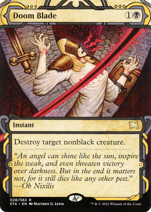 Doom Blade [Strixhaven: School of Mages Mystical Archive] Foil