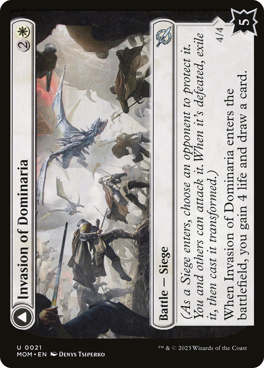Invasion of Dominaria // Serra Faithkeeper [March of the Machine] Foil