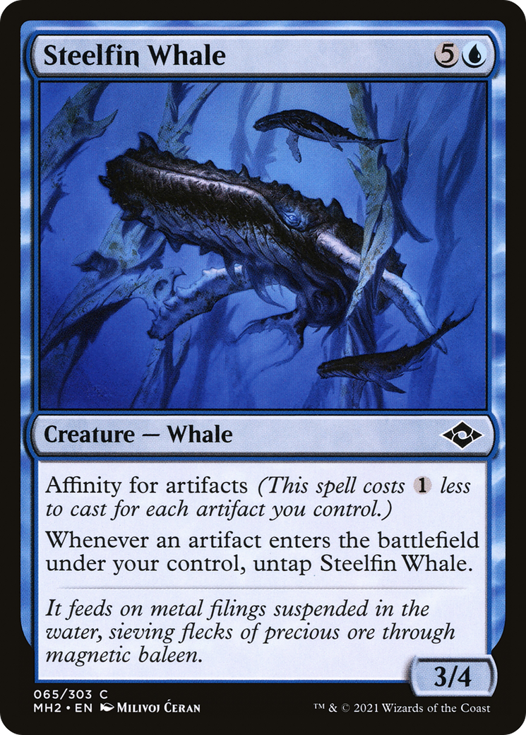 Steelfin Whale (065) Foil - Modern Horizons 2