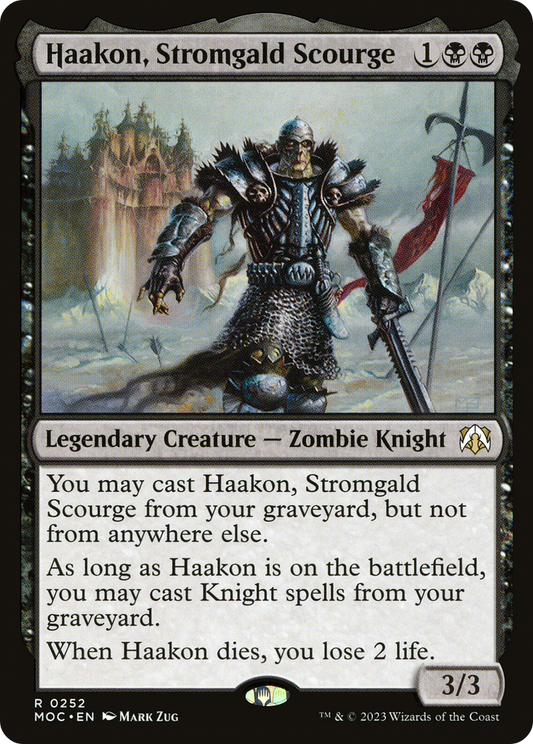 Haakon, Stromgald Scourge [March of the Machine Commander]