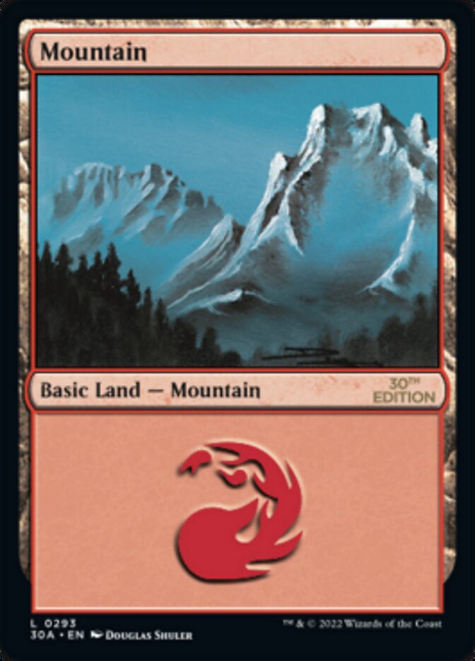 Mountain (293) [30th Anniversary Edition] | Silver Goblin