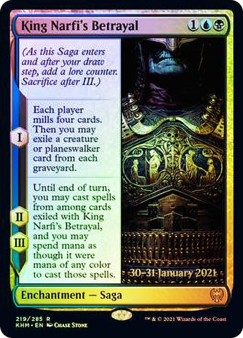 King Narfi's Betrayal [Kaldheim Prerelease Promos] | Silver Goblin