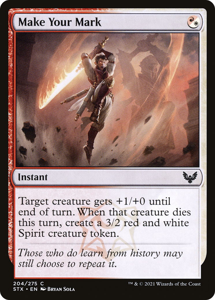 Make Your Mark [Strixhaven: School of Mages] Foil
