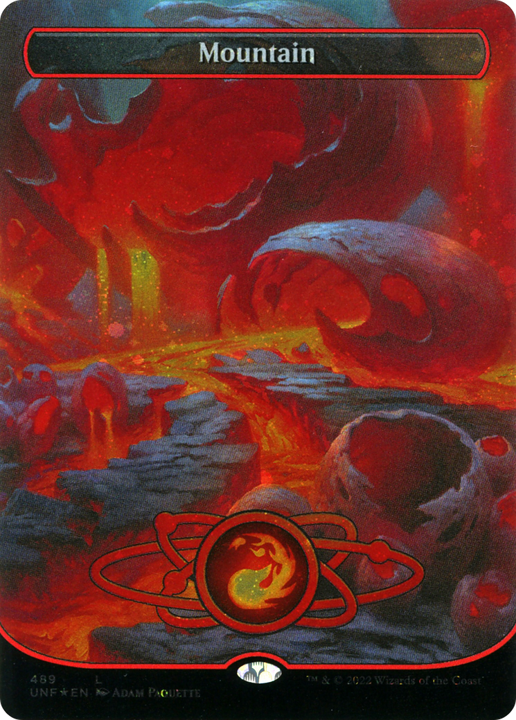 Mountain (489) (Planetary Space-ic Land) (Galaxy Foil) [Unfinity]