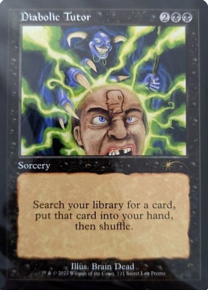 Diabolic Tutor (Retro) [Secret Lair Drop Promos] | Silver Goblin