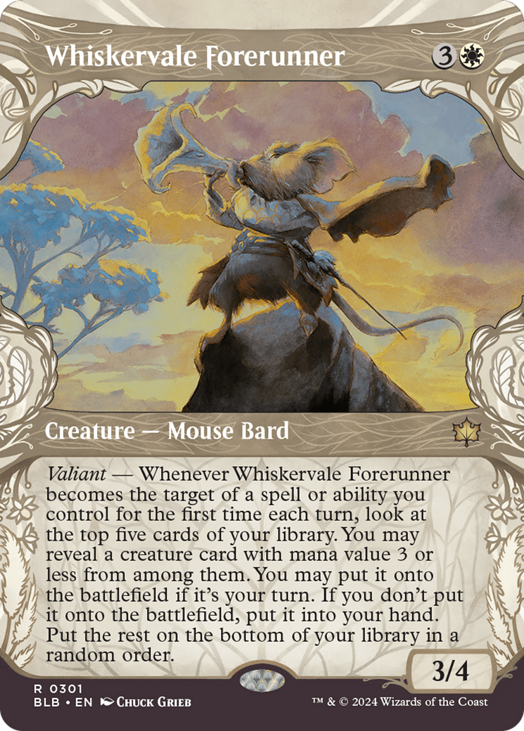 Whiskervale Forerunner (Showcase) [Bloomburrow] Foil