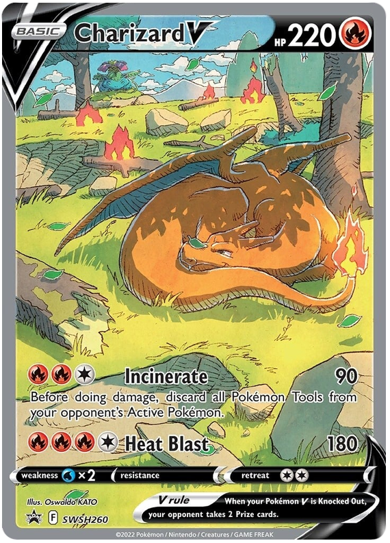 Charizard V (SWSH260) [Sword & Shield: Black Star Promos] | Silver Goblin