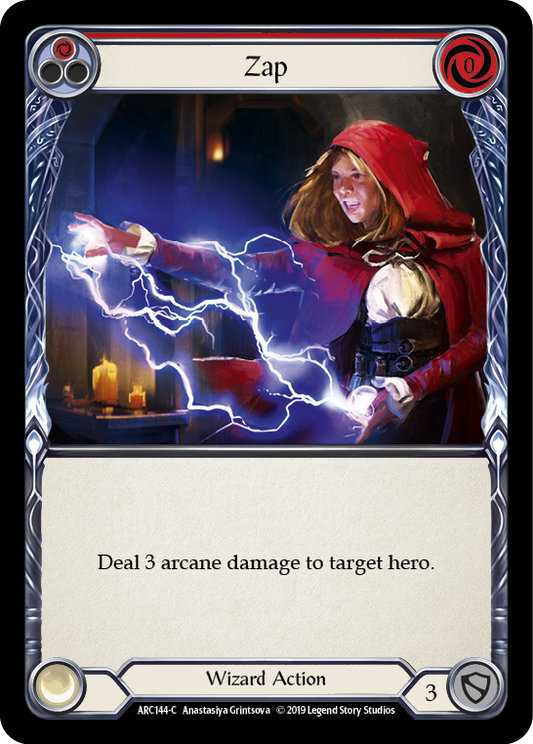 Zap (Red) 1st Edition  (ARC144) - Arcane Rising