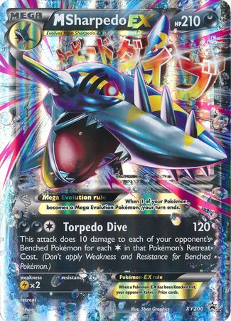 M Sharpedo EX (XY200) (Jumbo Card) [XY: Black Star Promos] | Silver Goblin