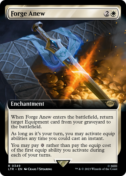 Forge Anew (Extended Art) [The Lord of the Rings: Tales of Middle-Earth] Foil