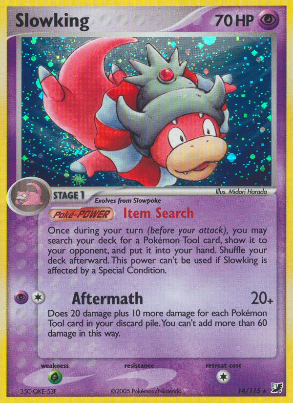 Slowking (14/115) [EX: Unseen Forces] | Silver Goblin
