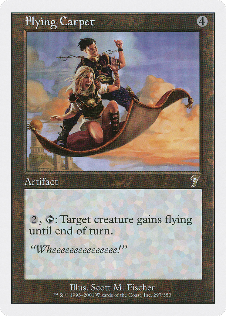 Flying Carpet (297) Foil - Seventh Edition