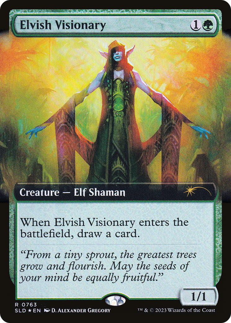 Elvish Visionary (Extended Art) [Secret Lair Drop Series] | Silver Goblin