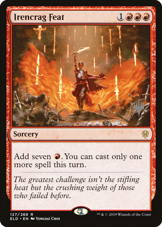 Irencrag Feat (Promo Pack) [Throne of Eldraine Promos] Foil