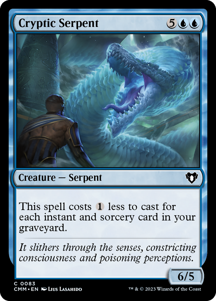 Cryptic Serpent [Commander Masters] Foil