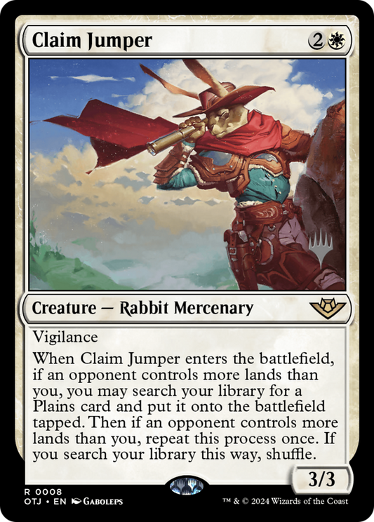 Claim Jumper (Promo Pack) [Outlaws of Thunder Junction Promos] Foil