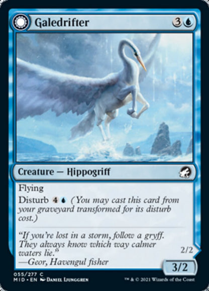 Galedrifter // Waildrifter [Innistrad: Midnight Hunt] Foil