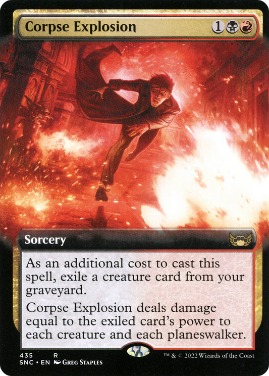 Corpse Explosion (Extended Art) [Streets of New Capenna] Foil