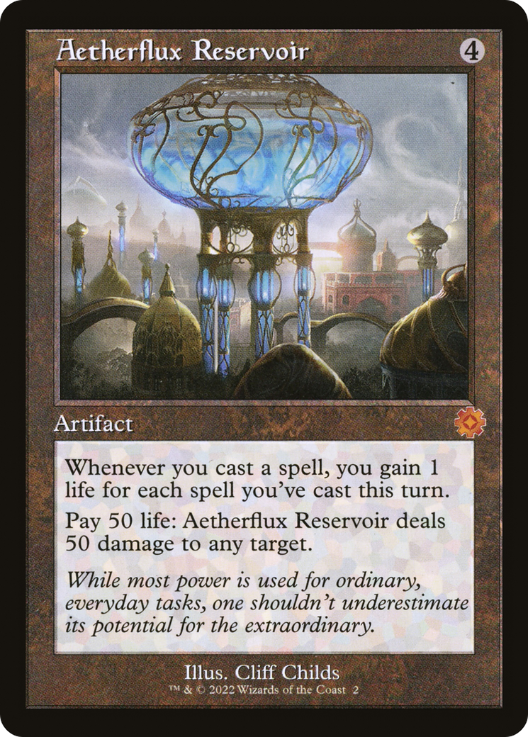 Aetherflux Reservoir (Retro) [The Brothers' War Retro Artifacts] | Silver Goblin