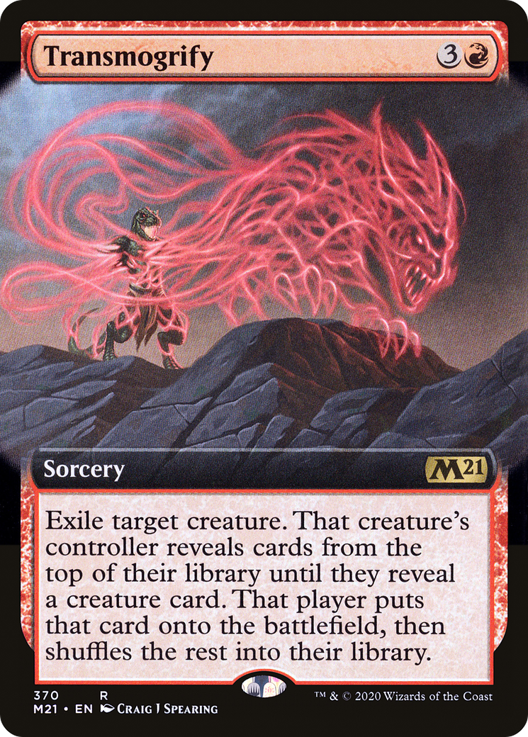 Transmogrify (Extended Art) (370) Foil - Core Set 2021