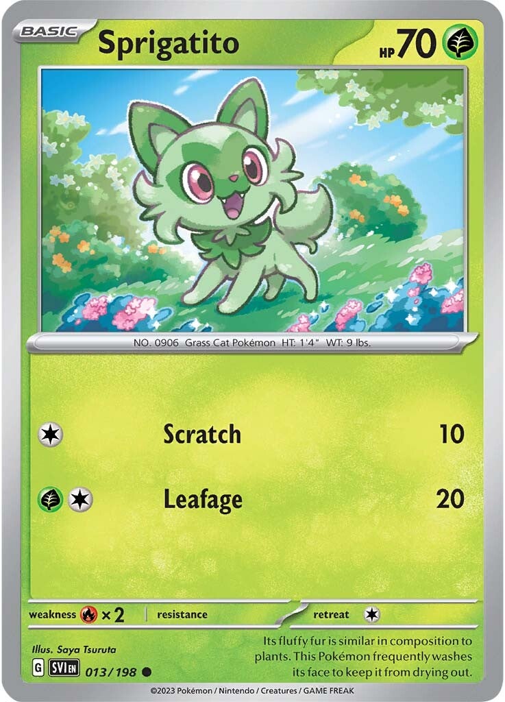 Sprigatito (013/198) [Scarlet & Violet: Base Set] | Silver Goblin