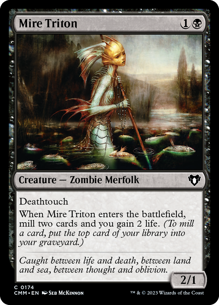 Mire Triton [Commander Masters] | Silver Goblin