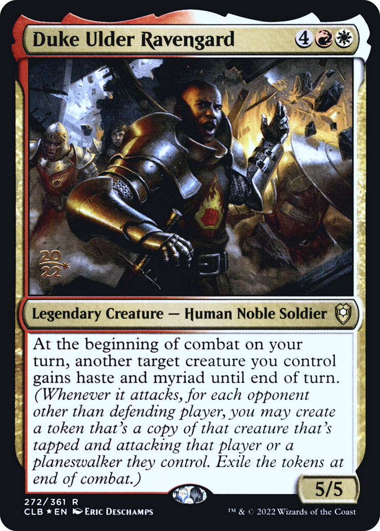 Duke Ulder Ravengard [Commander Legends: Battle for Baldur's Gate Prerelease Promos] | Silver Goblin