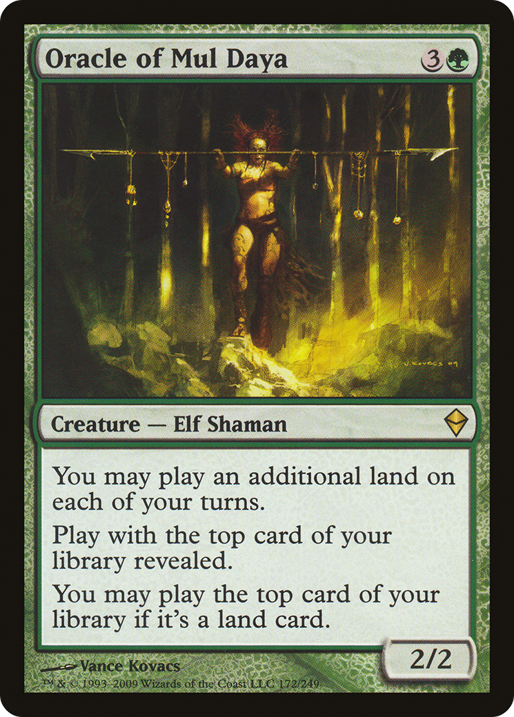 Oracle of Mul Daya (172) Foil - Zendikar