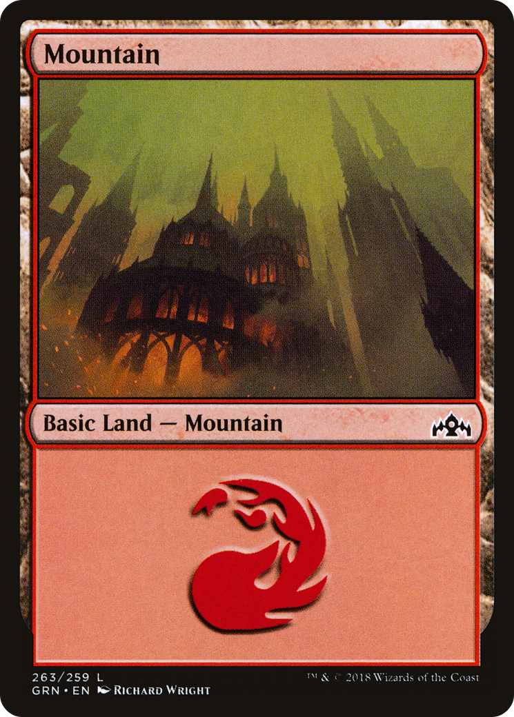 Mountain (263) [Guilds of Ravnica] Foil
