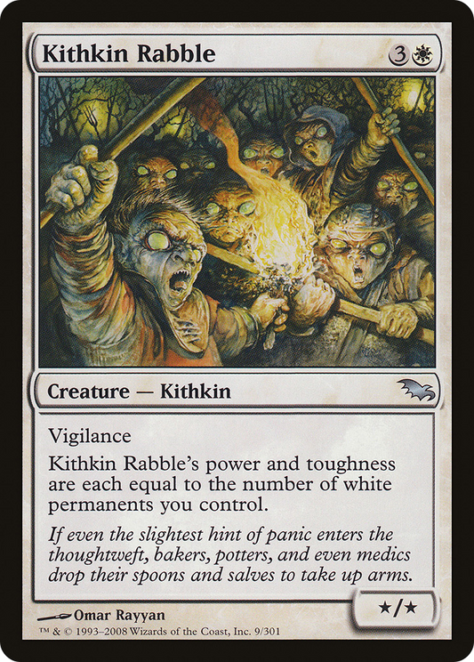 Kithkin Rabble [Shadowmoor] Foil