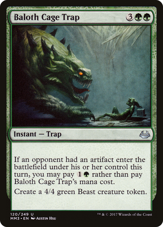 Baloth Cage Trap [Modern Masters 2017] Foil