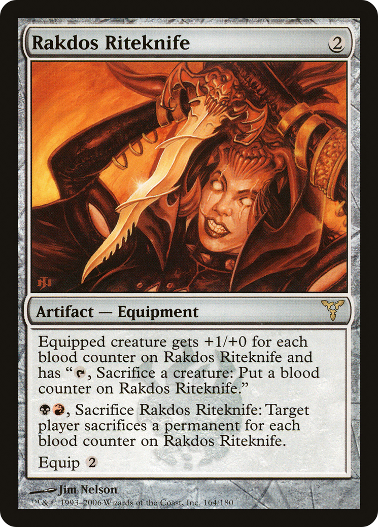 Rakdos Riteknife [Dissension] Foil