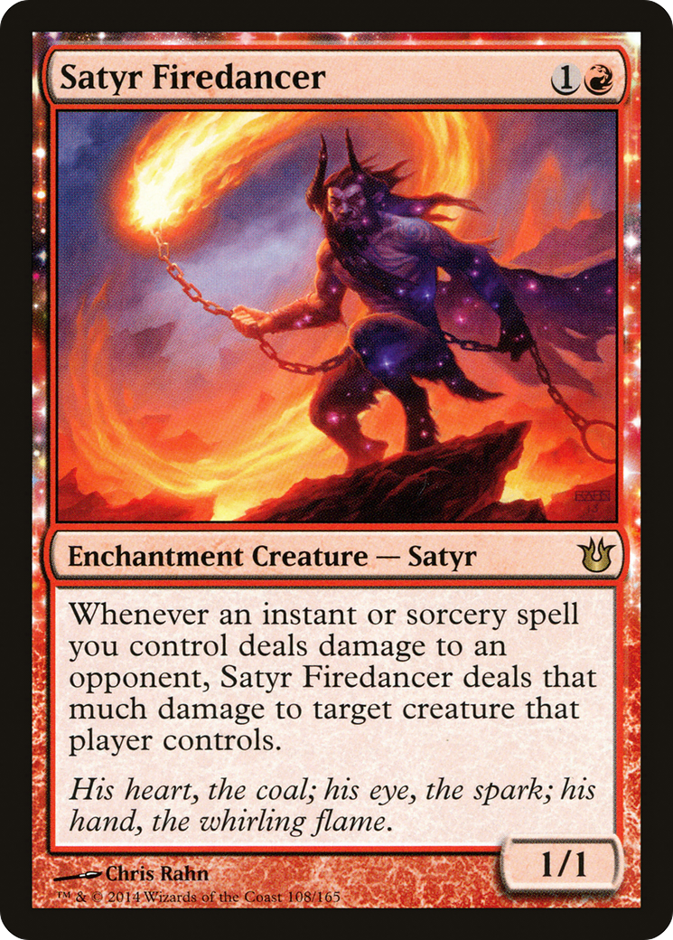 Satyr Firedancer [Born of the Gods] Foil
