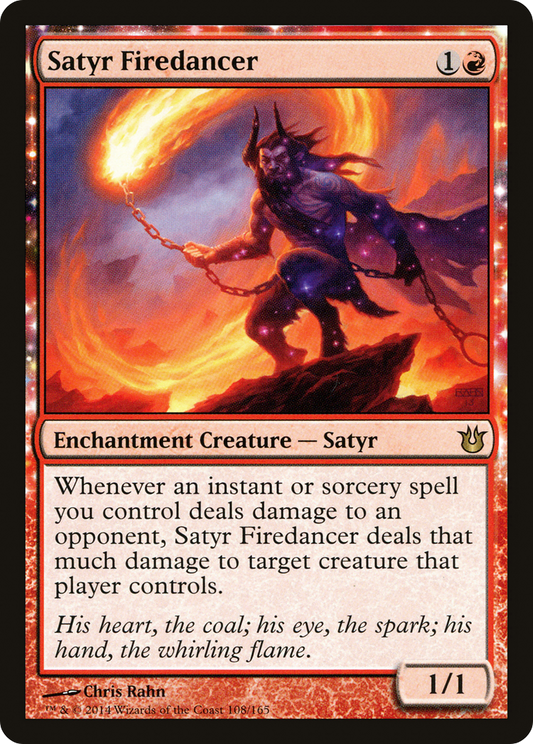 Satyr Firedancer [Born of the Gods] Foil
