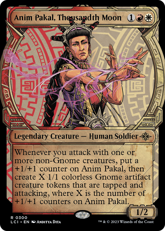 Anim Pakal, Thousandth Moon (Showcase) [The Lost Caverns of Ixalan] Foil