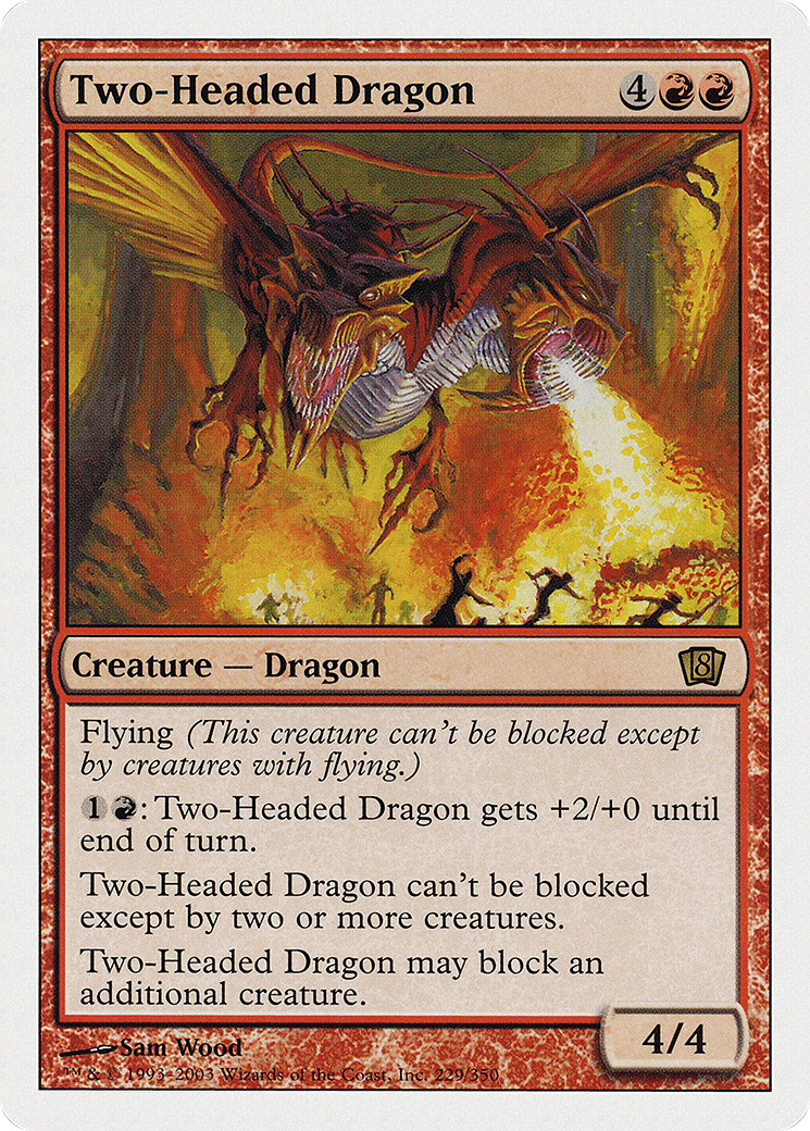 Two-Headed Dragon (229) Foil - Eighth Edition