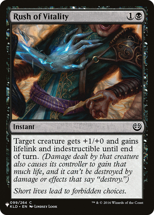 Rush of Vitality (KLD-99)