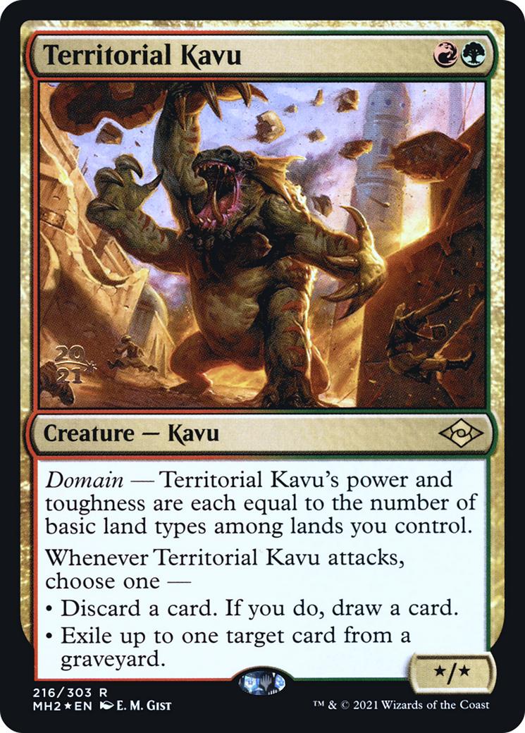 Territorial Kavu [Modern Horizons 2 Prerelease Promos]