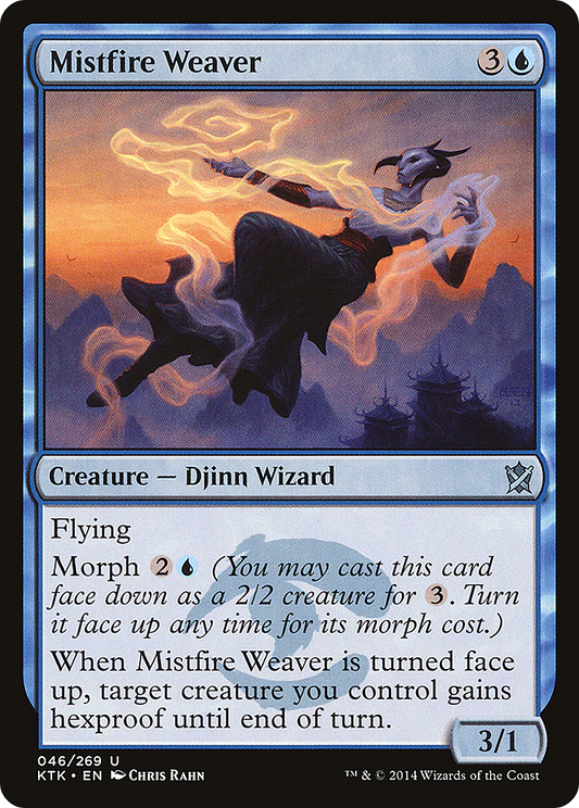 Mistfire Weaver [Khans of Tarkir] Foil