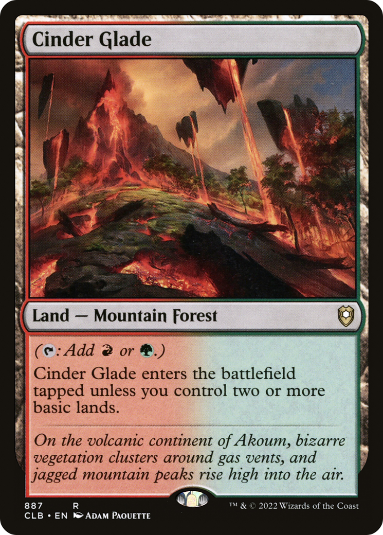 Cinder Glade [Commander Legends: Battle for Baldur's Gate]