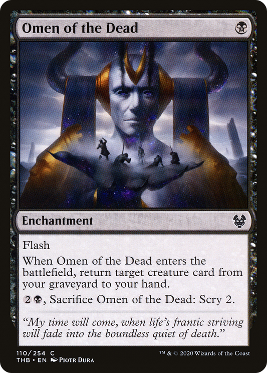 Omen of the Dead [Theros Beyond Death] Foil