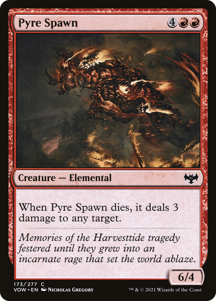 Pyre Spawn [Innistrad: Crimson Vow] Foil