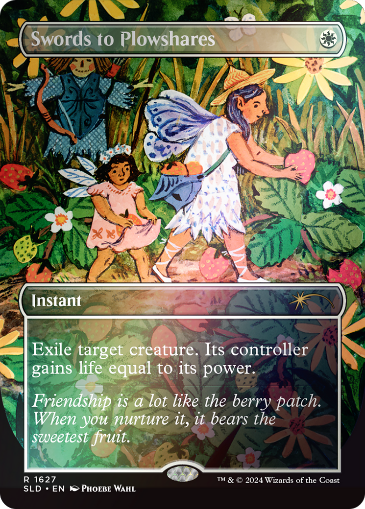 Swords to Plowshares(Borderless) Foil (1627★)