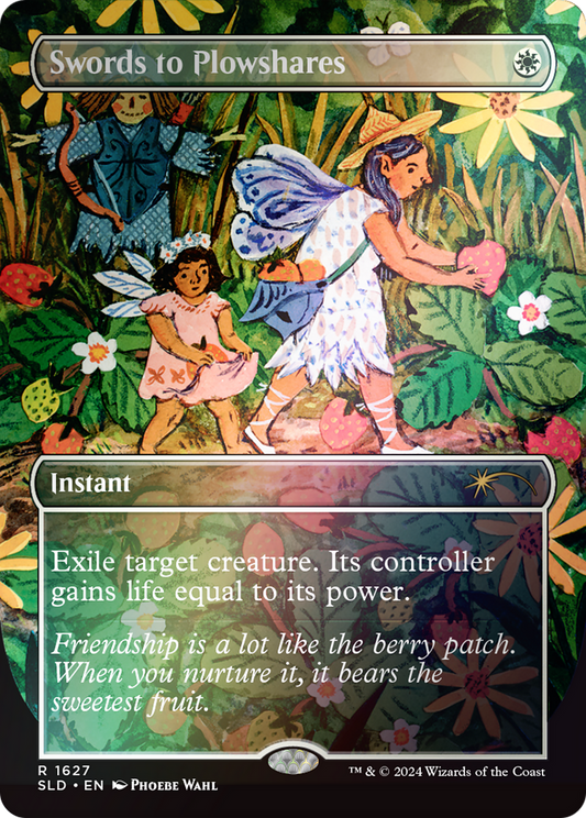 Swords to Plowshares(Borderless) Foil (1627★)