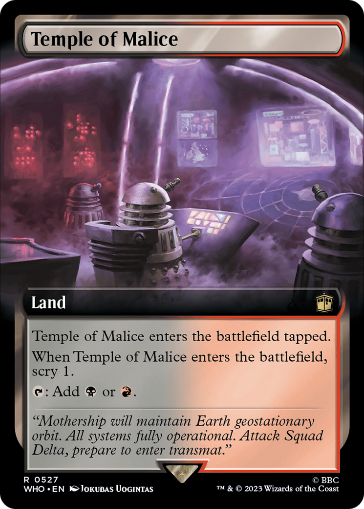 Temple of Malice (Extended Art) [Doctor Who] Foil