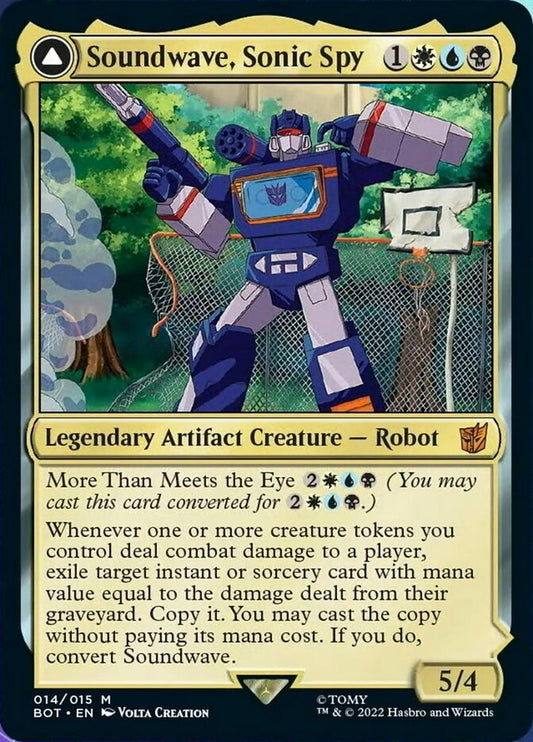 Soundwave, Sonic Spy // Soundwave, Superior Captain [Transformers] Foil