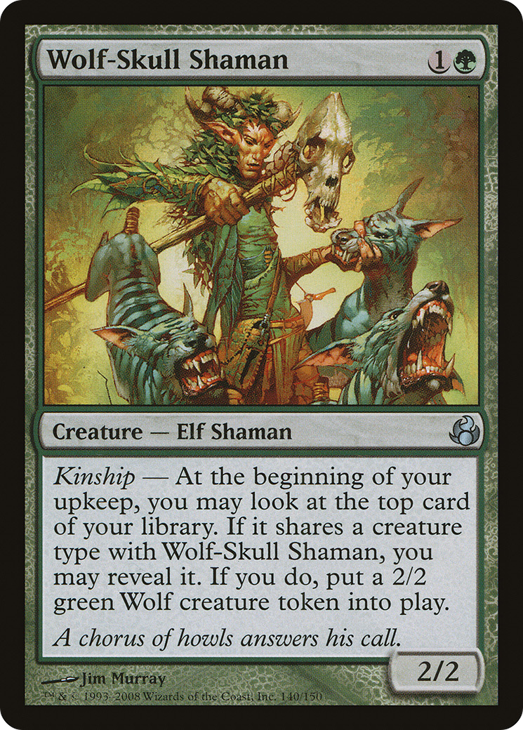 Wolf-Skull Shaman (140) Foil - Morningtide